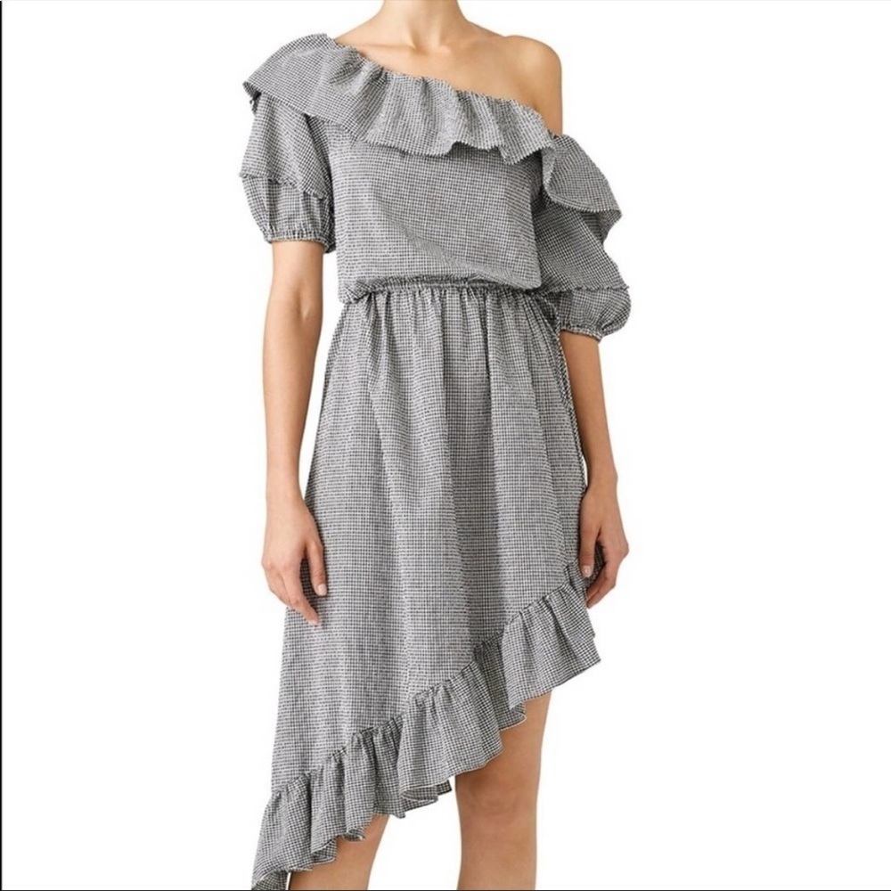 Love Shack Fancy asymmetrical dress